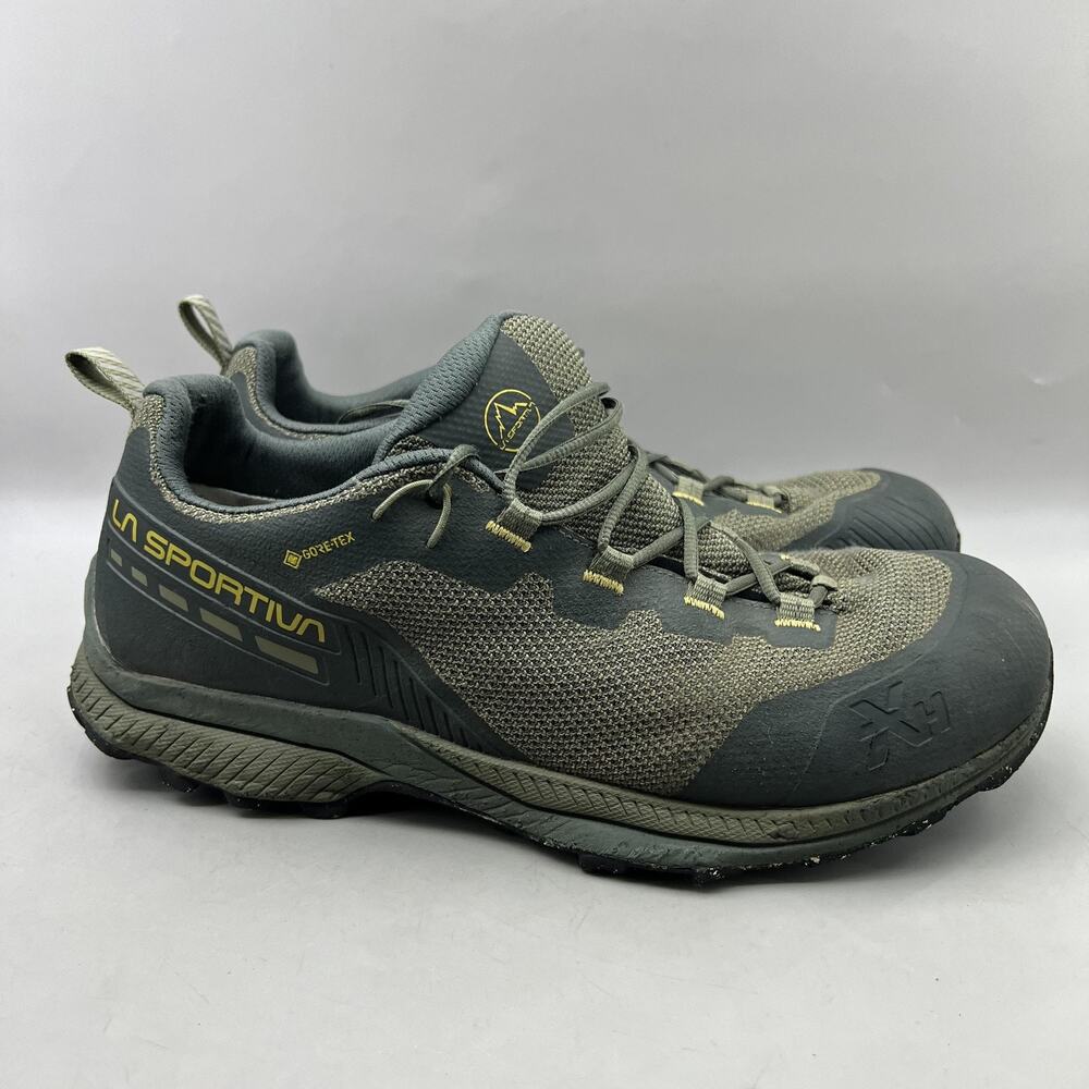 La Sportiva TX Hike GTX Shoes Men Size 11.5 Green GORE-TEX Trail Comfort Sneaker